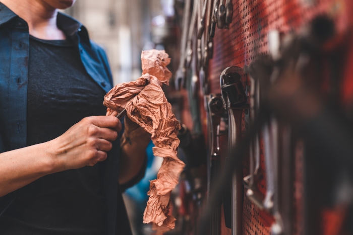 Oily rags, wood dust, or certain chemicals